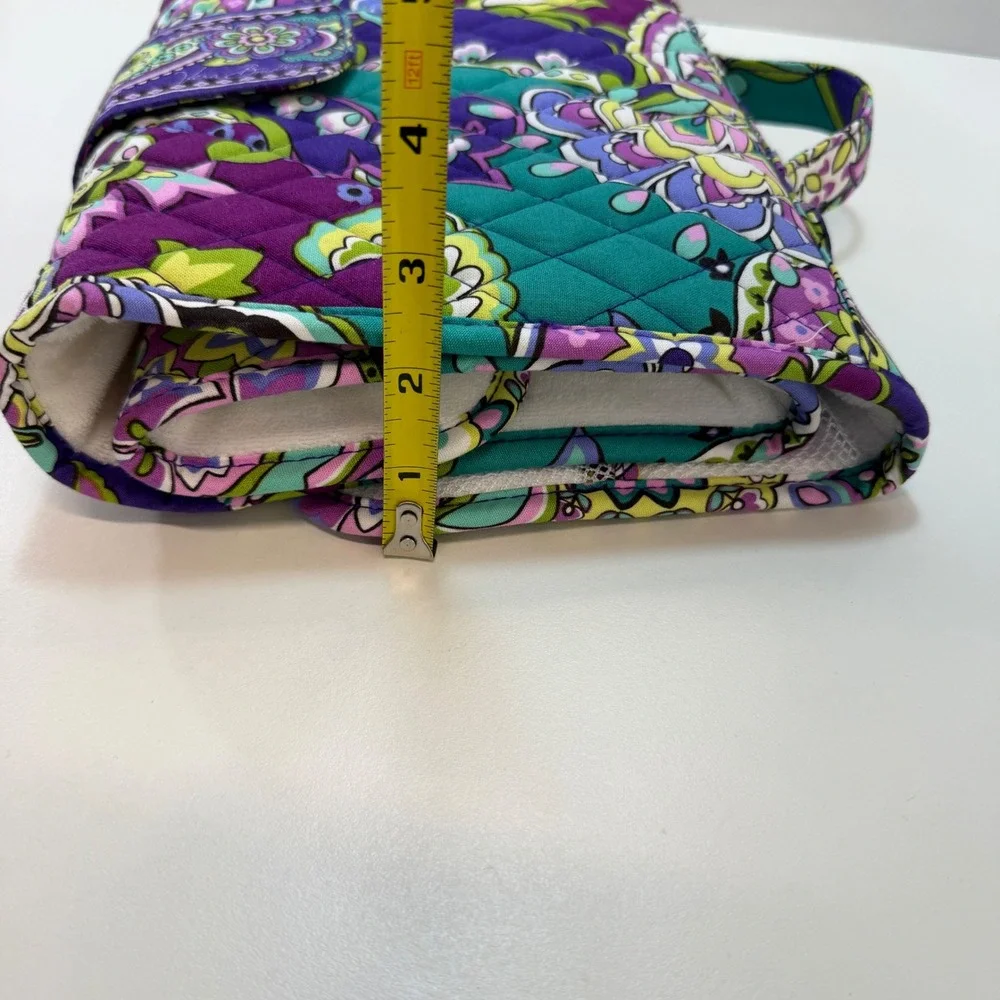 Vera Bradley Changing Pad Baby Heather Purple Teal Paisley Quilted Travel